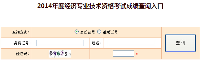 2014年經(jīng)濟(jì)師考試成績查詢?nèi)肟?點擊查詢